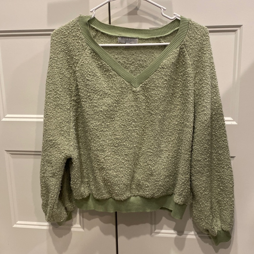 Green sweater